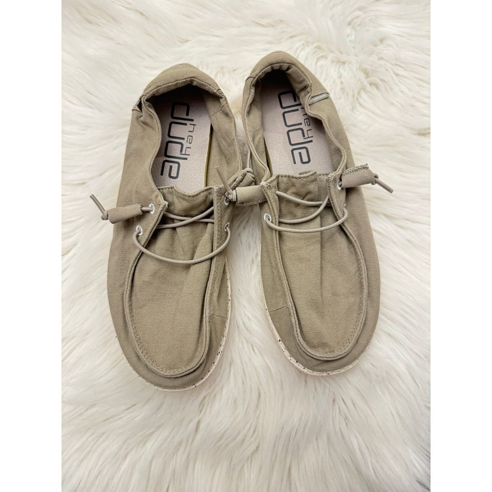 Hey Dude Wendy Grey size 9 EUC